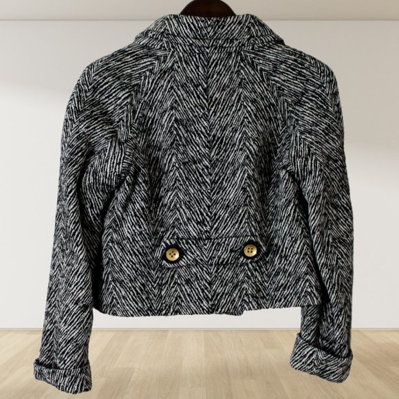 Navy, White, and Gold leifsdottir Jacket - Picture 2 of 2